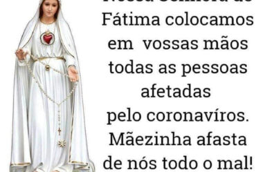 Nossa Senhora de Fátima afasta Coronavírus