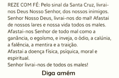 Oração Livrai-nos dos Males