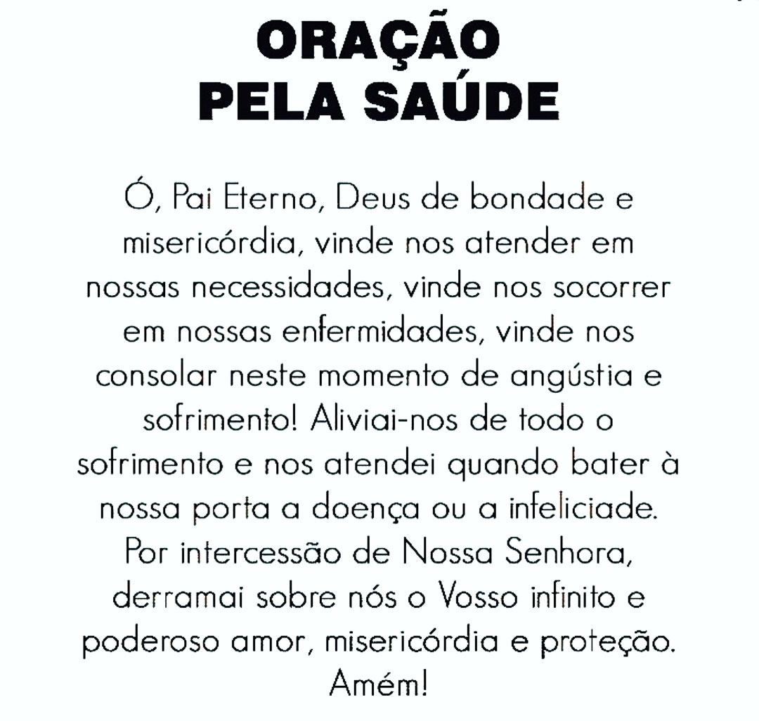 Oração pela Saúde