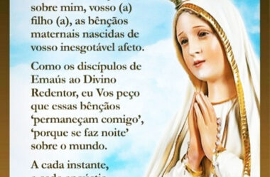 Pedido a Nossa Senhora de Fátima