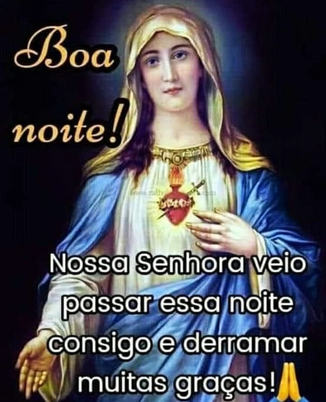 Derramar muitas Graças Nossa Senhora