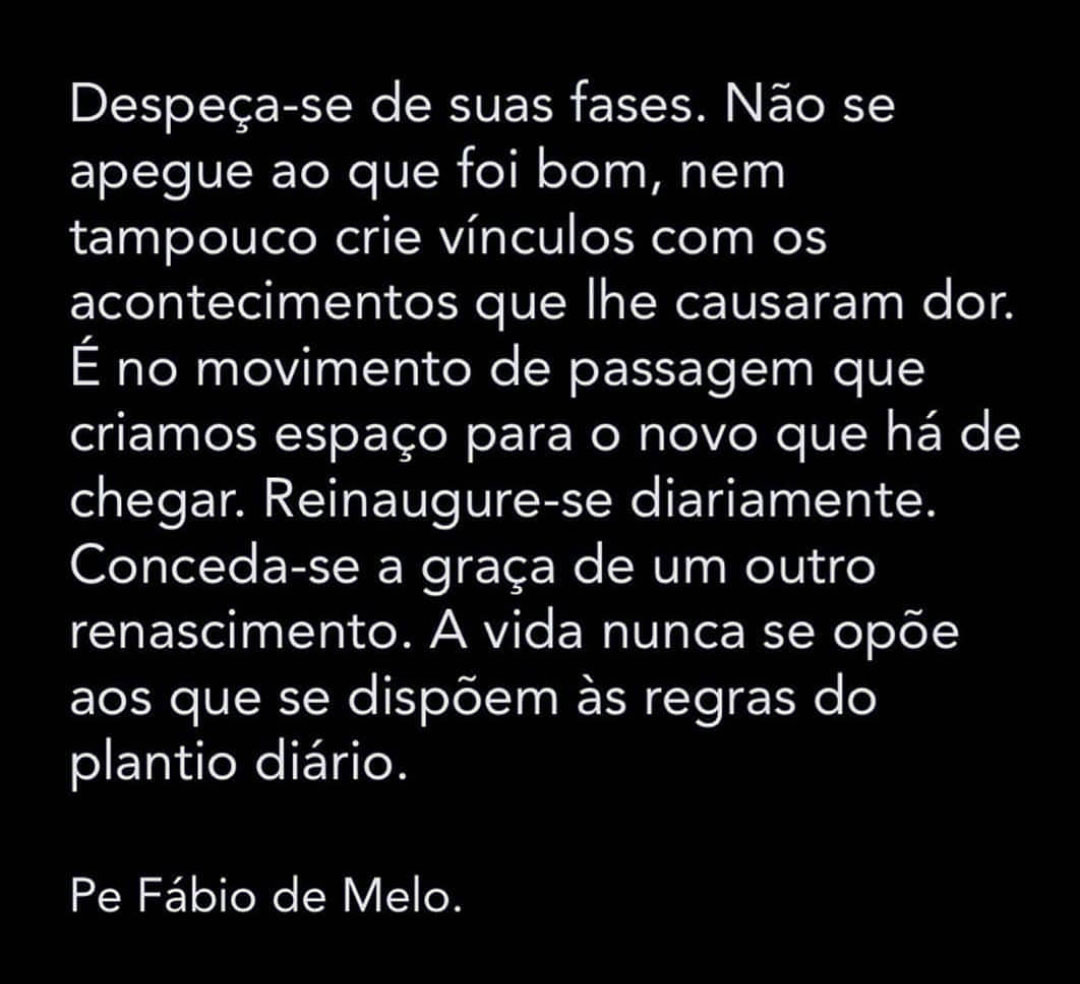 Despeça-se de suas Fases.