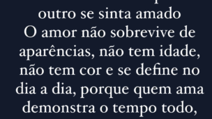 O Amor não sobrevive de Aparências