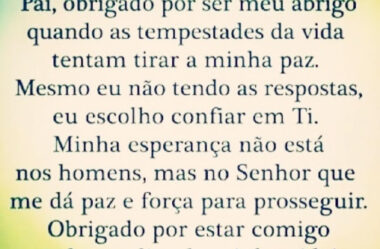 Uma Oração para Hoje