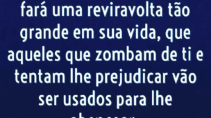 Vão ser usados para lhe Abençoar