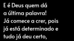 Venceremos mais um dia Boa Noite