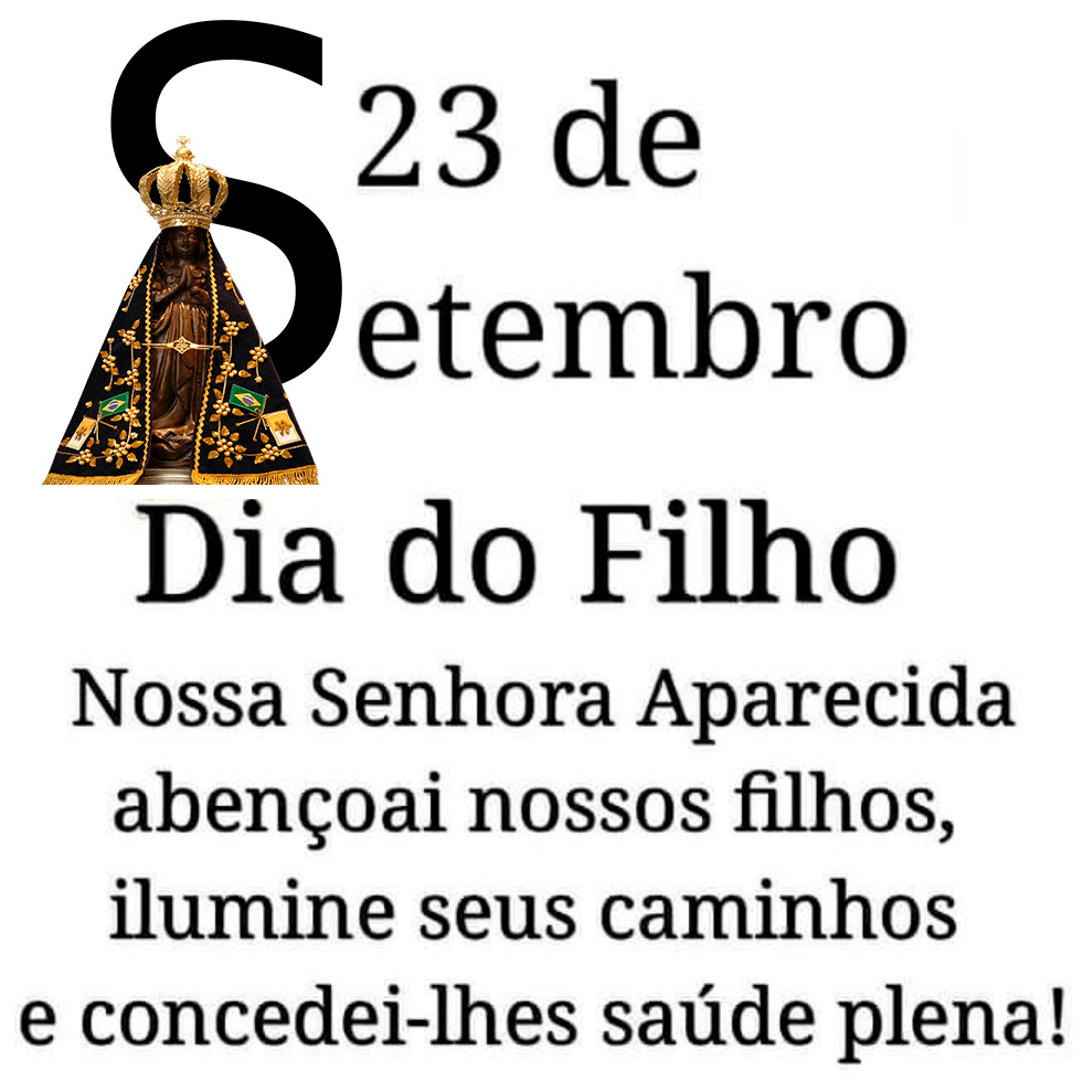 Dia do Filho 23 de Setembro Mundo Mensagens