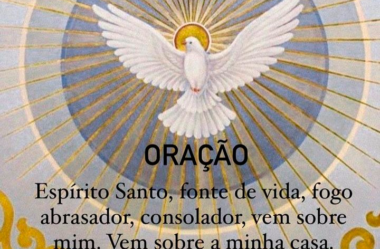 Oração: Espírito Santo, fonte de vida