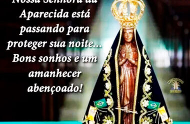 Nossa Senhora da Aparecida está passando