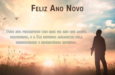 Deus nos presenteou com mais um ano