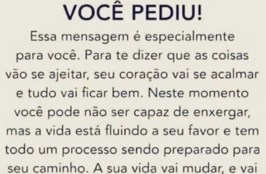 Este é o Sinal que você Pediu