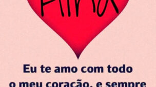 Filha eu te amo com todo o meu coração