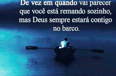 Você está remando sozinho