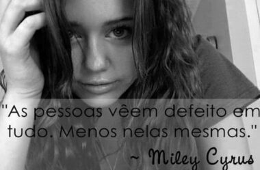 As pessoas vêem defeito em tudo