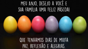 Desejo a você uma feliz páscoa
