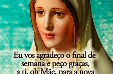 Eu vos agradeço o final de semana