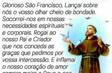 Hoje é dia de São Francisco de Assis