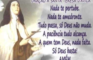 Oração à Santa Teresa D’Ávila
