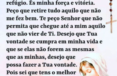 Oração para hoje Senhor