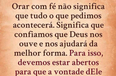 Orar com fé