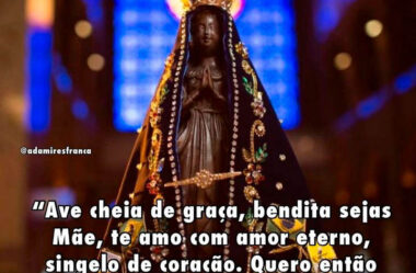 Podes ninar-me mãezinha com tua proteção