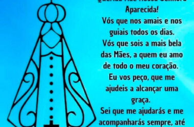 Querida Mãe Nossa Senhora Aparecida