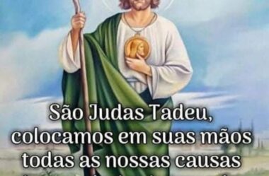 São Judas Tadeu colocamos em suas mãos