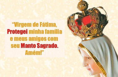 Virgem de Fátima protegei minha família