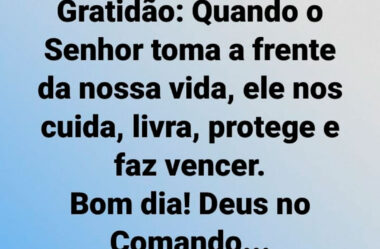 Bom dia Deus no Comando