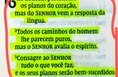 Consagre ao Senhor tudo o que você faz