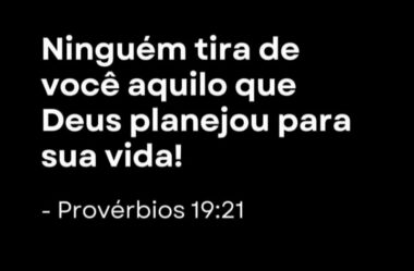 Deus planejou para sua vida