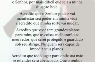 Oração para tudo dar certo na vida