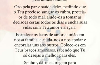 Oração pela minha Família
