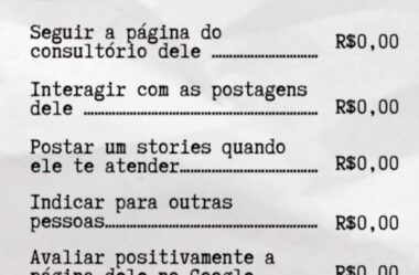 Quanto custa ajudar seu amigo dentista
