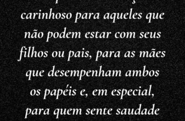 Feliz Dia dos Pais a todos os pais