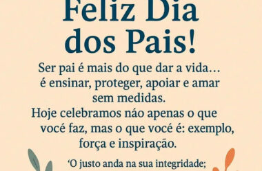 Ser pai é mais do que dar a vida