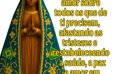 Mãe Aparecida Derrama teu amor sobre todos