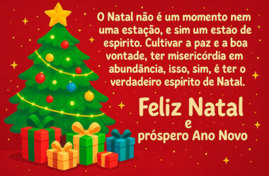O Natal não é um momento e nem uma estação