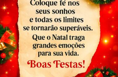 Coloque fé nos seus sonhos