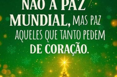 De presente quero a paz