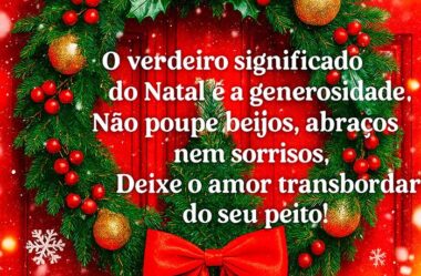 Deixe o amor transbordar do seu peito