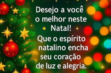 Desejo a você o melhor neste Natal