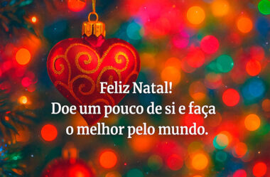 Doe um pouco de si Feliz Natal