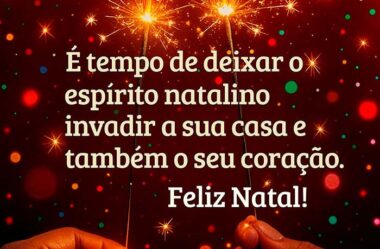 É tempo de deixar o espírito natalino