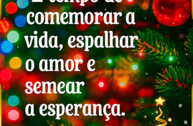 Espalhar o amor e semear a esperança