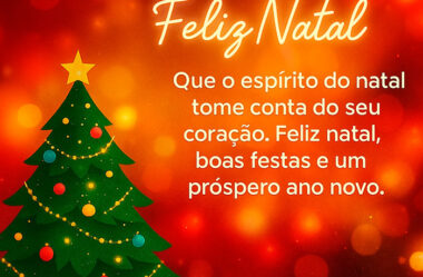 Espírito do Natal tome conta do seu coração