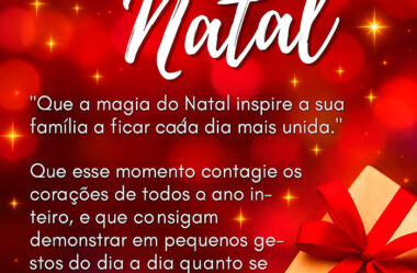 Família cada dia mais unida Feliz Natal