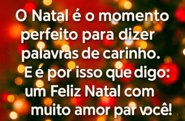 Feliz Natal com muito amor