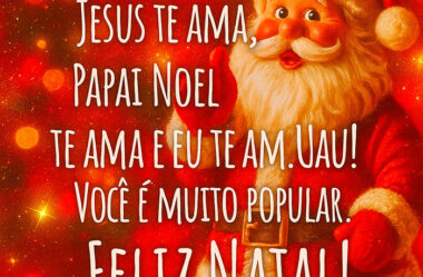 Jesus te ama Papai Noel te ama