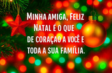 Minha Amiga Feliz Natal